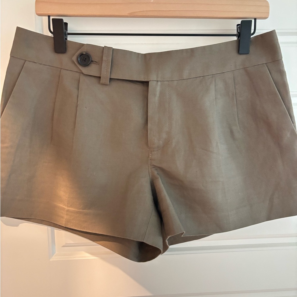 Martin+Osa size 6 women’s linen/cotton pleated shorts
